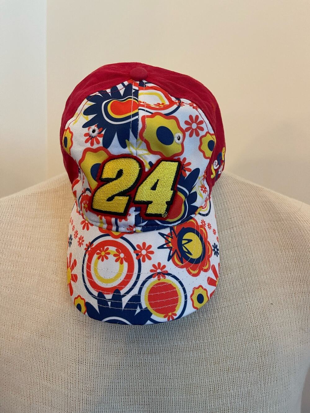 Jeff Gordon 24 NASCAR Chase Flowers Girls Adjustable Hat